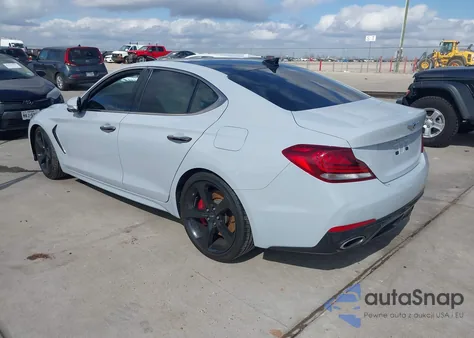 2021 Genesis G70 3.3T Awd z USA, uszkodzony, nr VIN KMTG34LE5MU074499